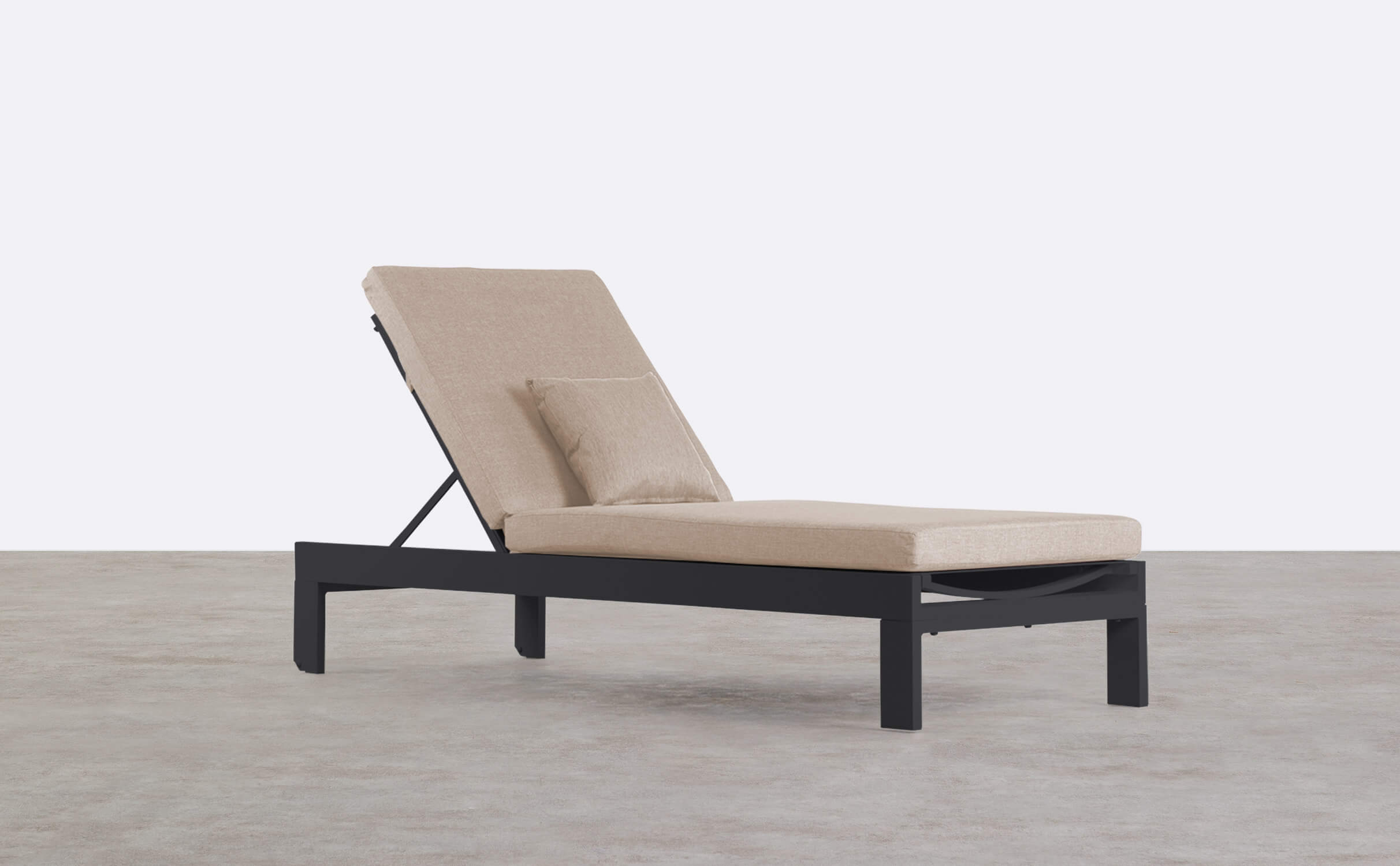 Transat avec Coussin Amovible et Coussin Carré New Kreta, image de la gelerie 1