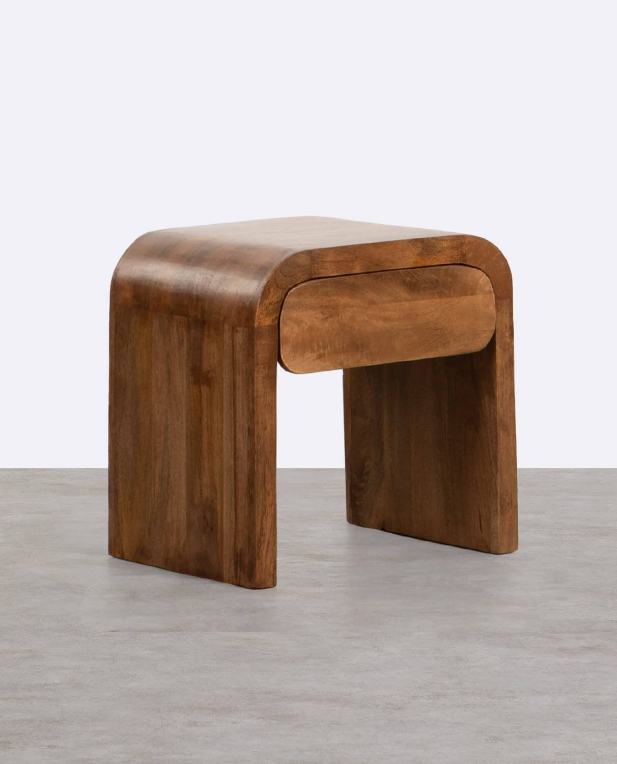 Pack 2 Tables de Chevet avec Tiroir en Bois de Manguier (47X35 cm) Vanile, image de la gelerie 1