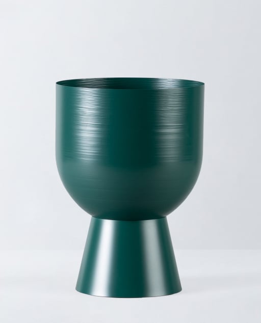 Bol Décoratif en Métal avec Base (Ø25 cm) Oier