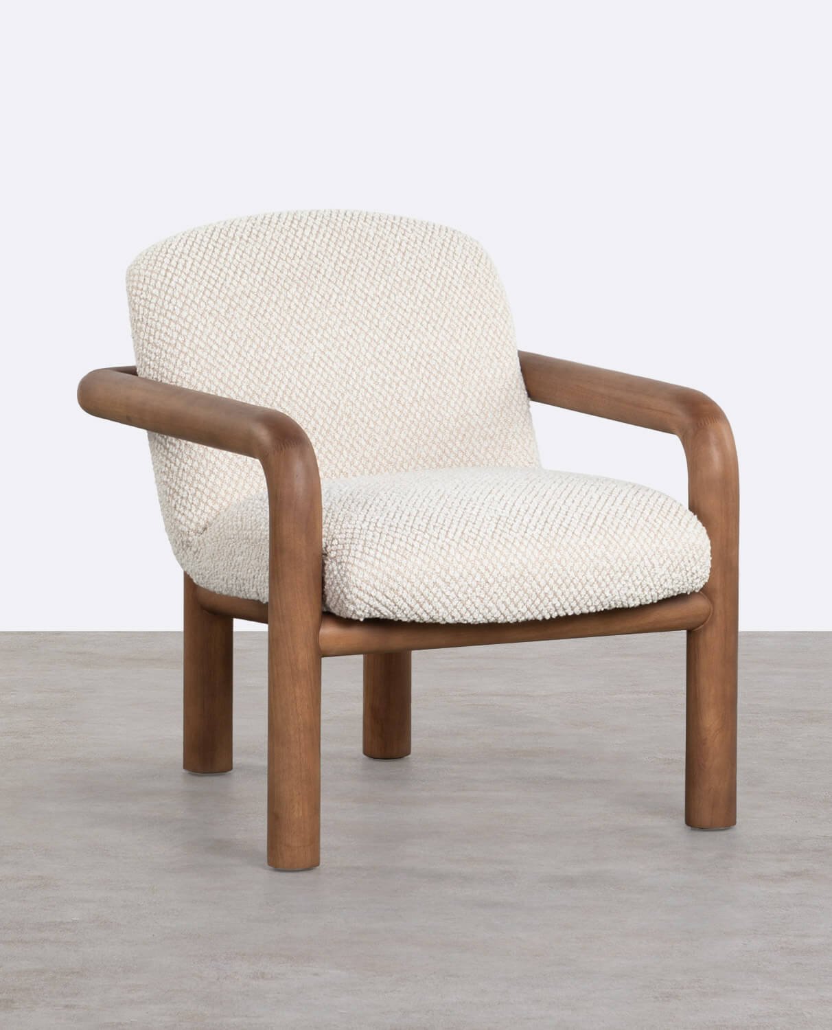 Fauteuil en Bois et Tissu Maiel , image de la gelerie 1