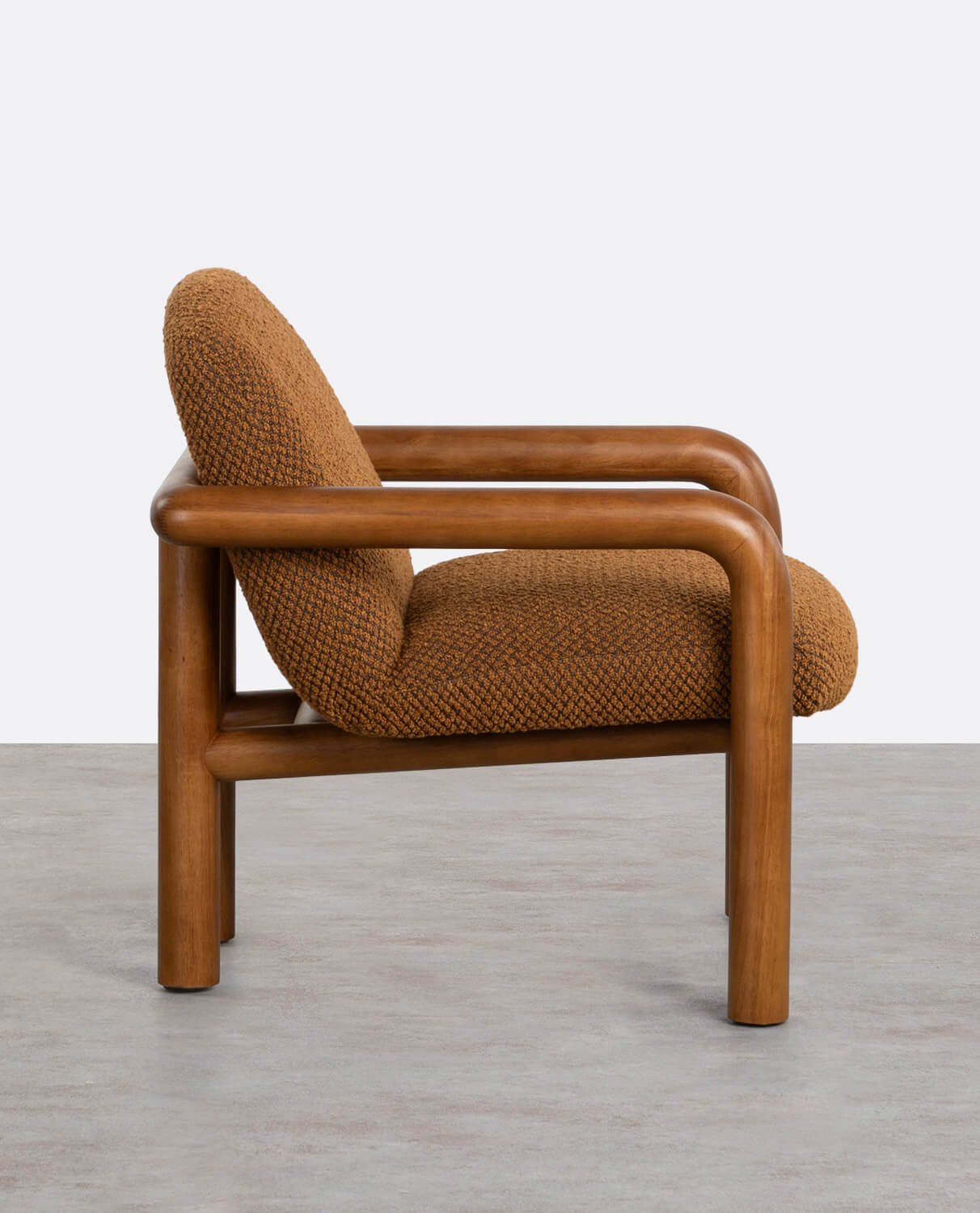 Fauteuil en Bois et Tissu Maiel , image de la gelerie 2