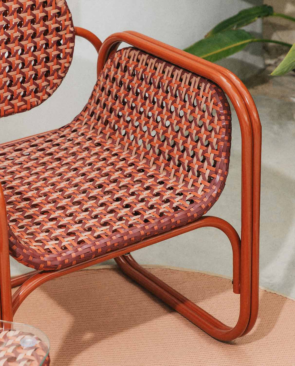 Pack 2 Fauteuils avec Accoudoirs en Aluminium et Rotin Synthétique Roys, image de la gelerie 2