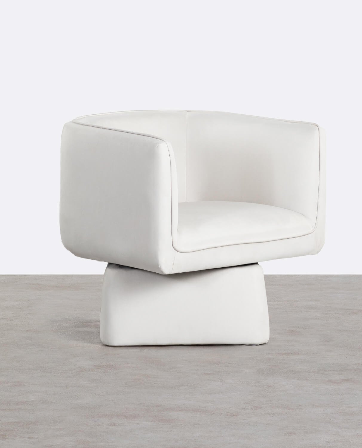 Pack de 2 Fauteuils Pivotants en Tissu Mauren , image de la gelerie 1