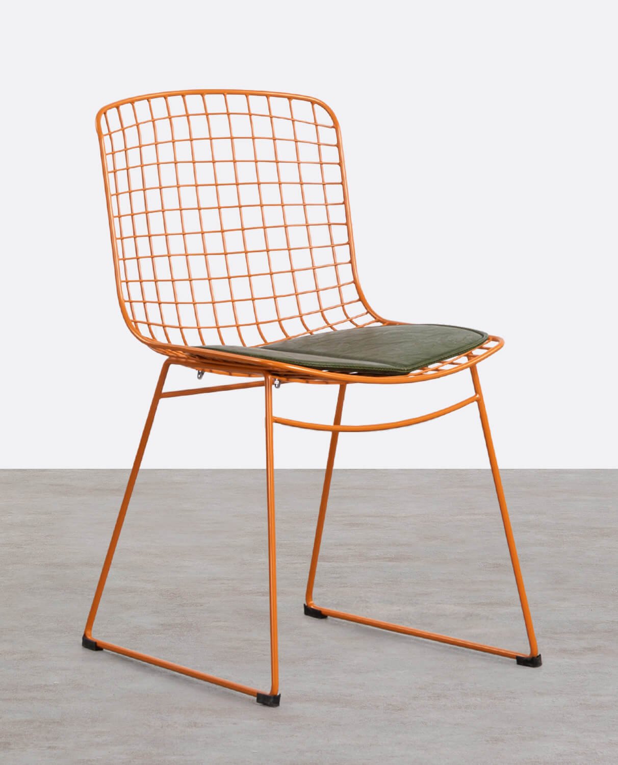 Chaise de Salle à Manger à Dossier Haut en Métal Aras Fresh, image de la gelerie 1