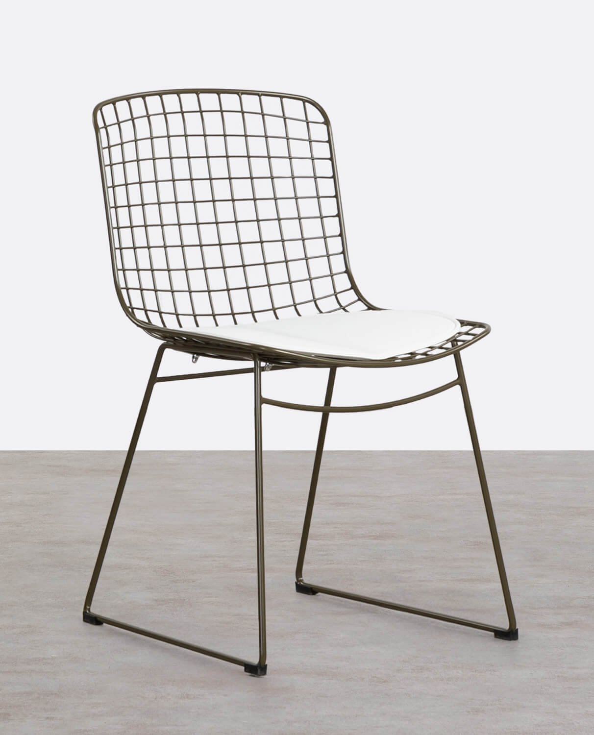 Chaise de Salle à Manger à Dossier Haut en Métal Aras Fresh, image de la gelerie 1