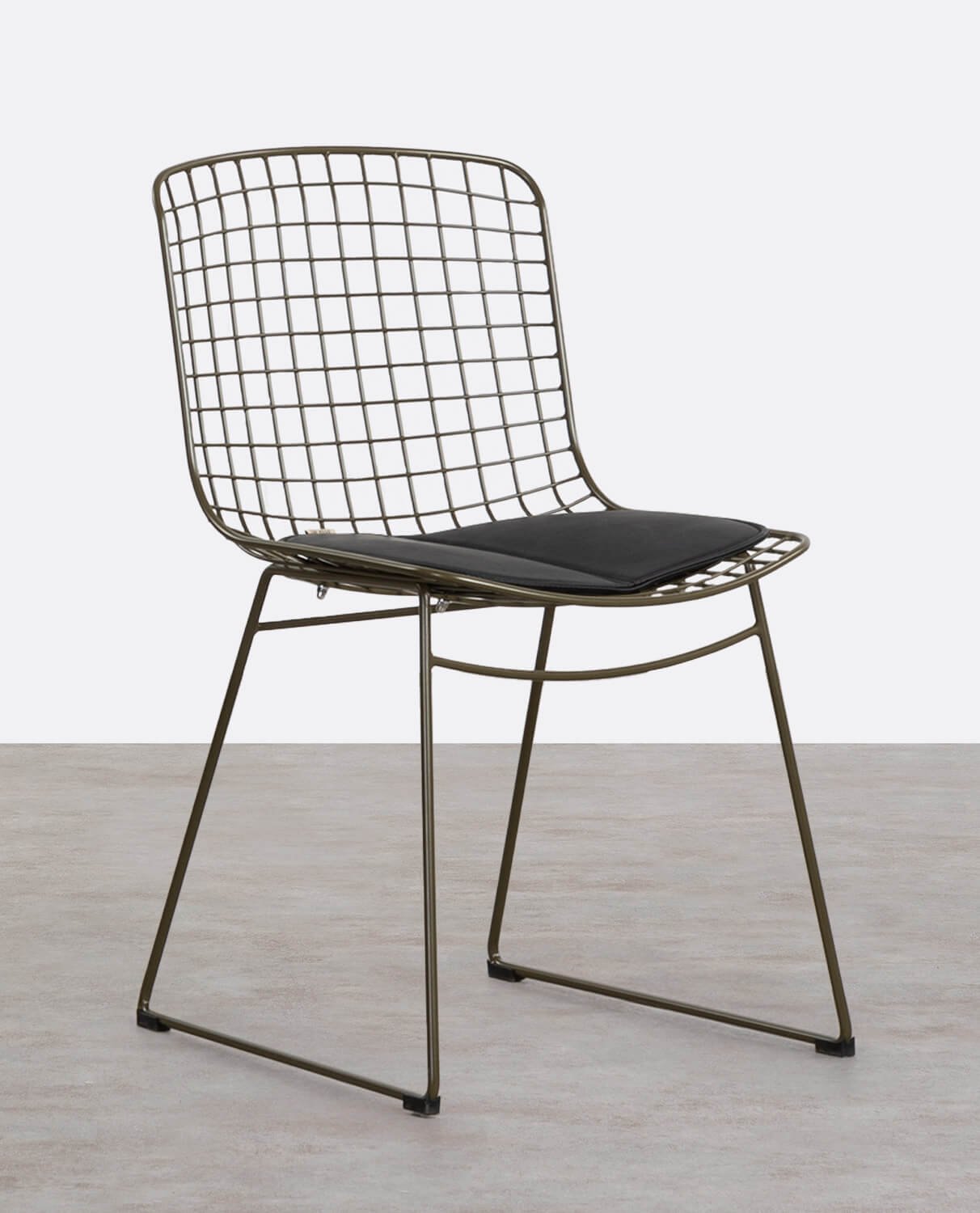 Chaise de Salle à Manger à Dossier Haut en Métal Aras Fresh, image de la gelerie 1