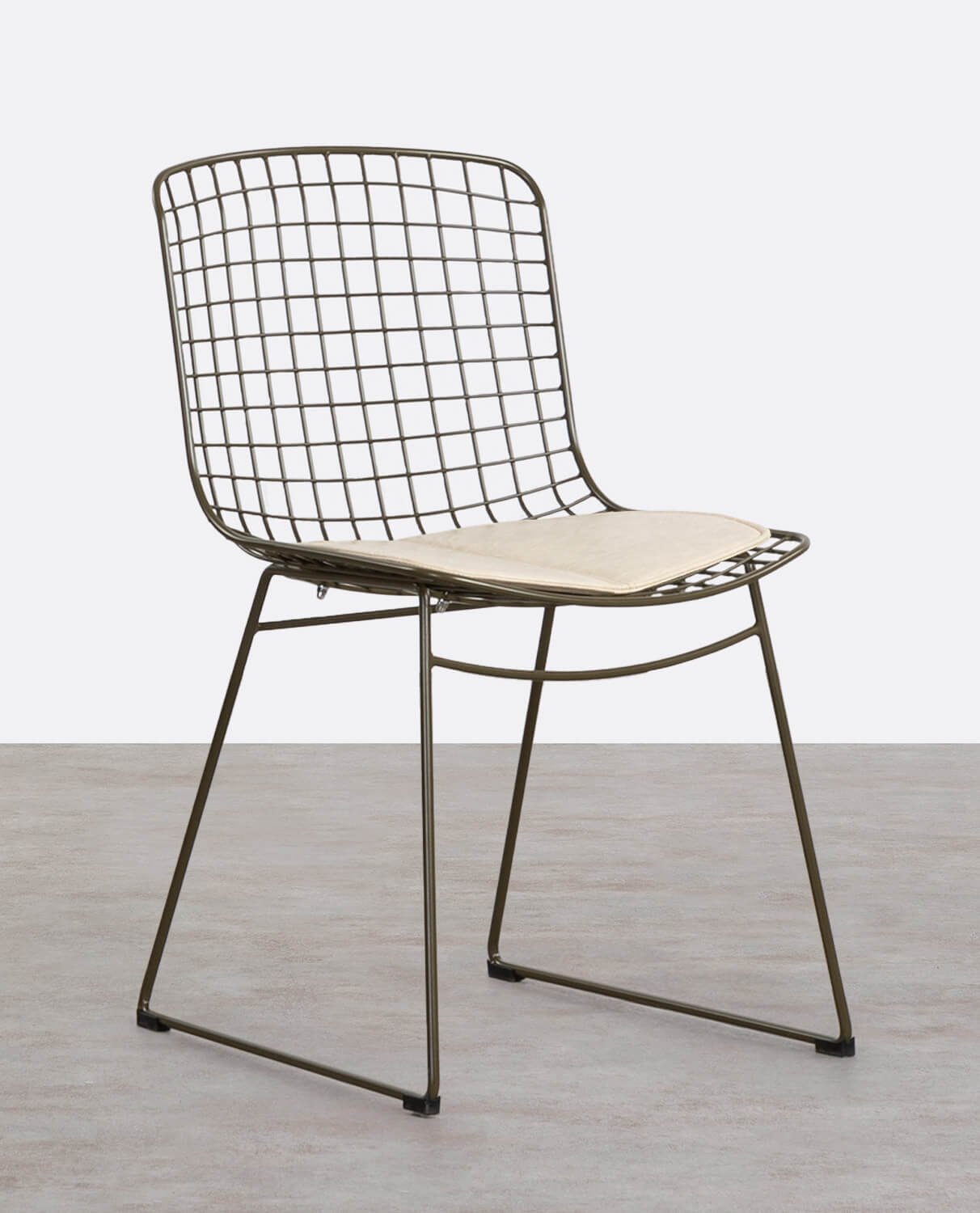 Chaise de Salle à Manger à Dossier Haut en Métal Aras Fresh, image de la gelerie 1