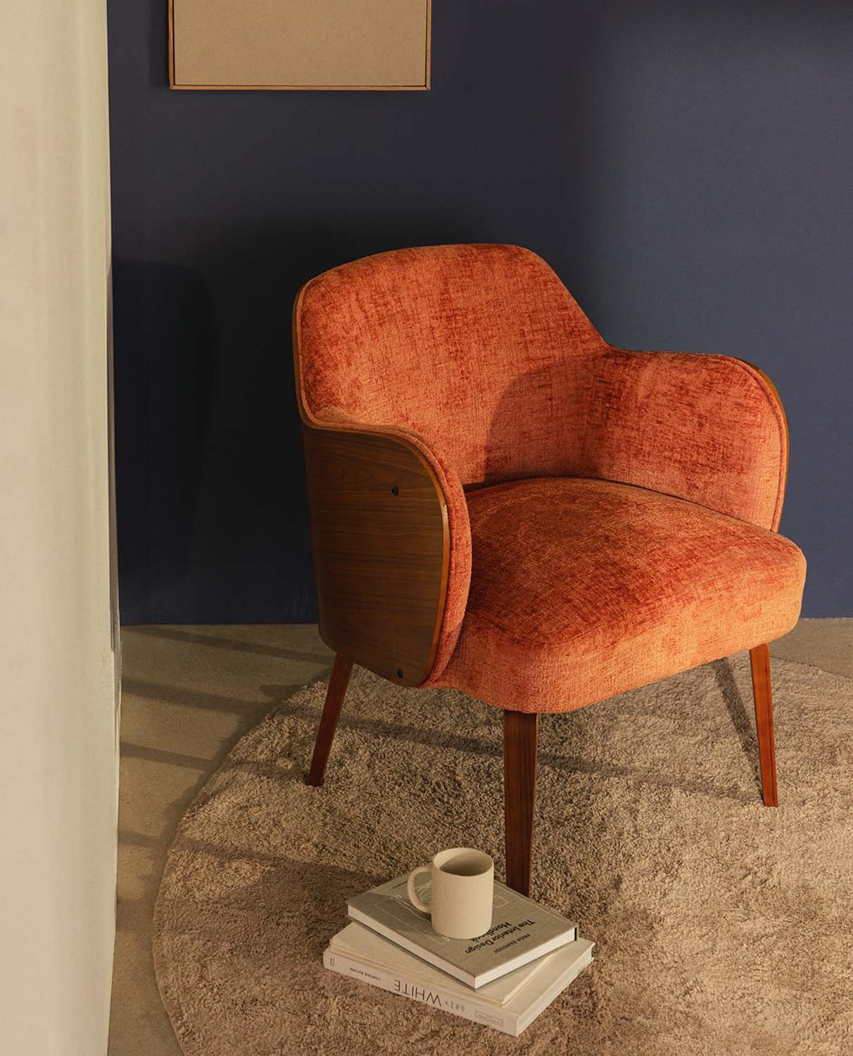 Pack 2 Fauteuils avec Accoudoirs en Bois et Tissu Denia, image de la gelerie 2