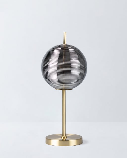 Lampe de Table Sphérique LED en Métal à Intensité Variable (Ø20 cm) Samil 