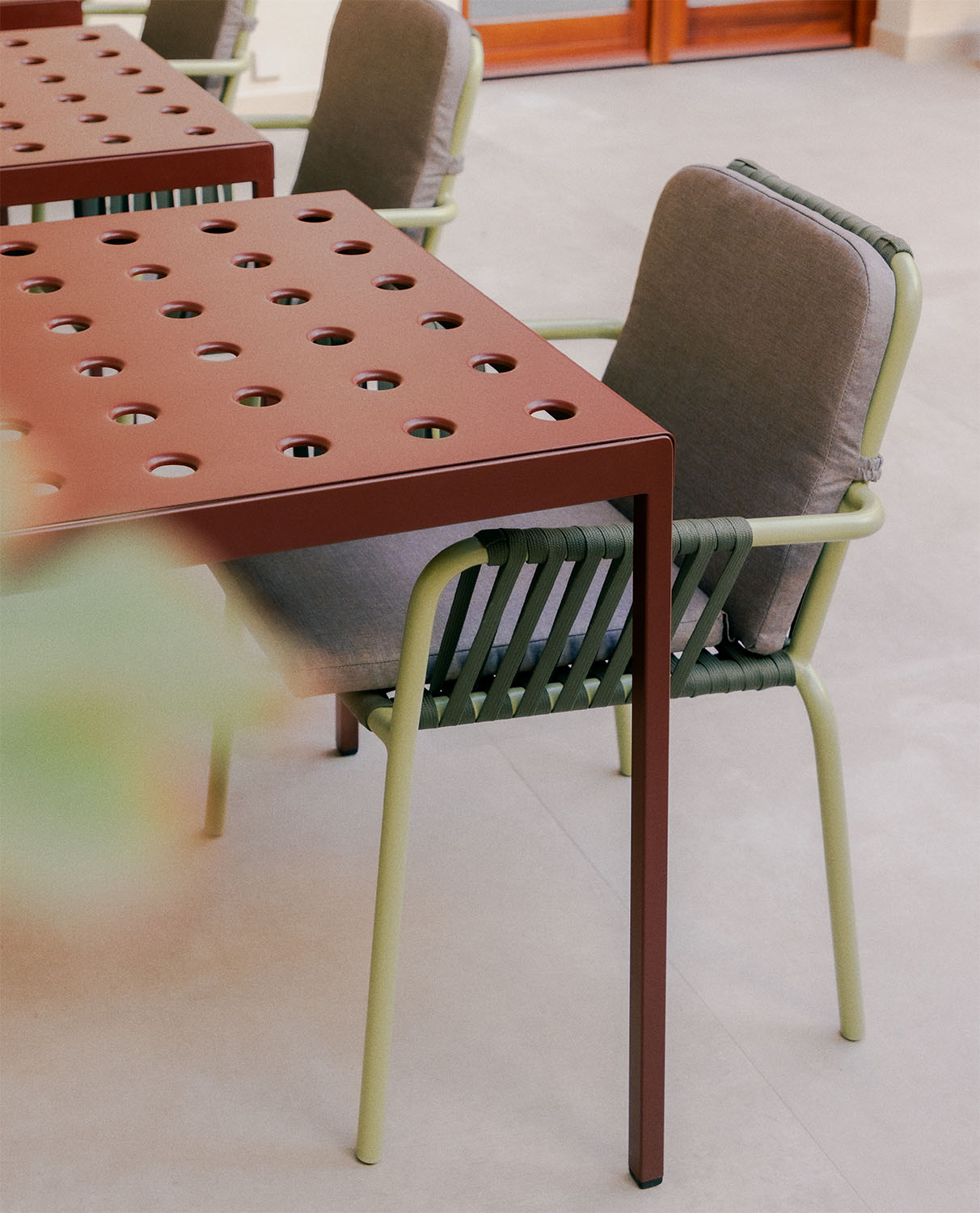 Chaise d'Extérieur en Aluminium et Corde Drian, image de la gelerie 2