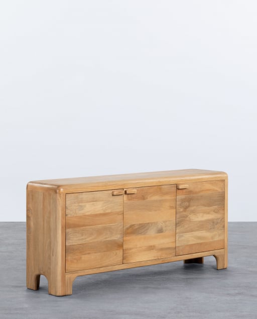 Buffet Bas en Manguier avec 3 portes Reichel