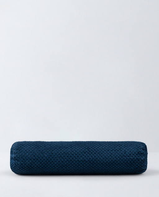 Coussin Cylindrique en Tissu (63xØ15 cm) Pompons