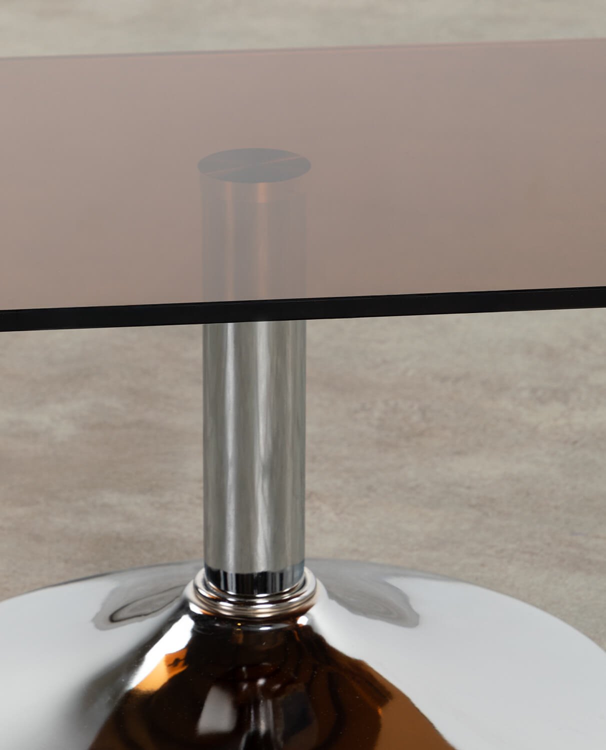 Table d'Appoint Rectangulaire en Verre et Métal (61x38 cm) Hedy, image de la gelerie 6