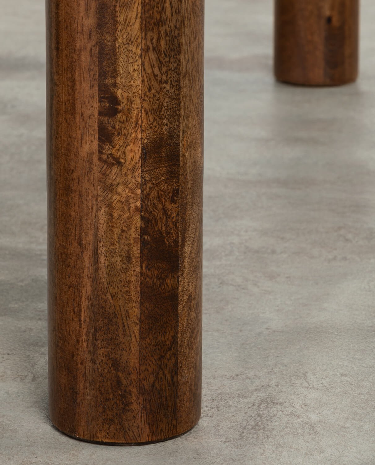 Table Basse Rectangulaire en Marbre Botticino et Bois de Manguier (120x60 cm) Dublin, image de la gelerie 5