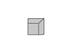 Module Fauteuil d'Angle de Jardin pour Canapé en Tissu Lagos