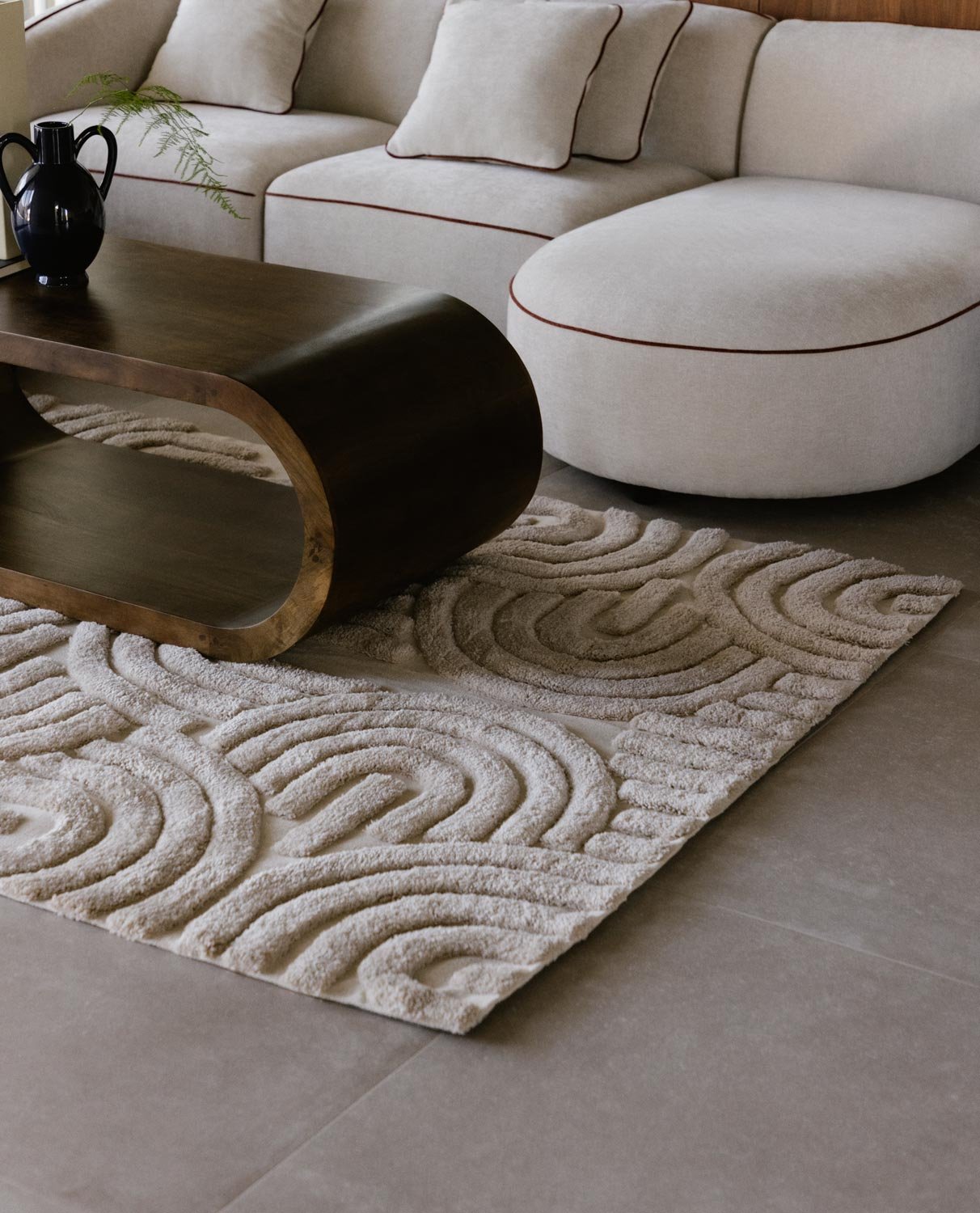 Tapis en Polyester Fait Main (236x165 cm) Zanas , image de la gelerie 2
