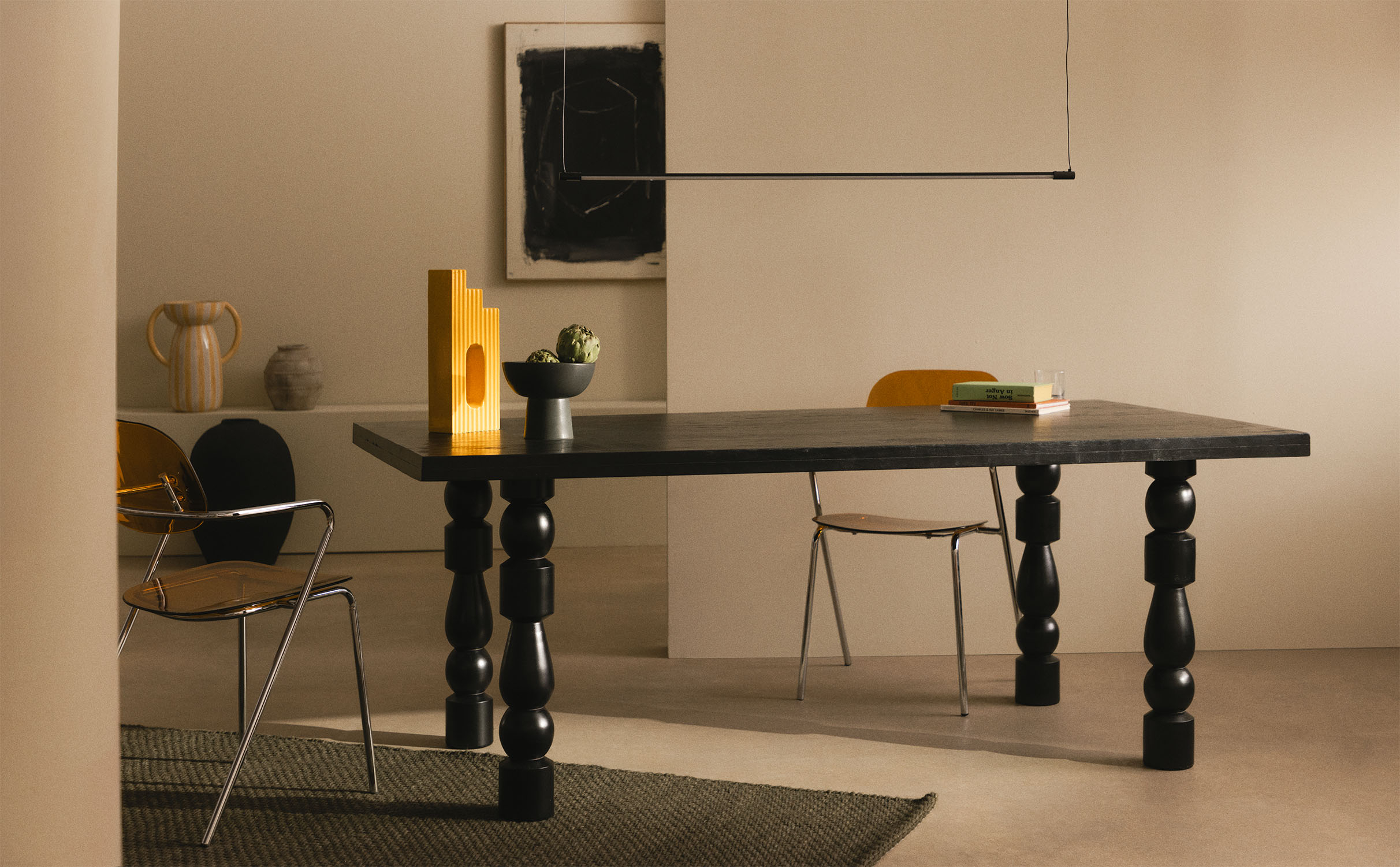 Table à Manger Rectangulaire en Manguier Maury (200x100 cm) , image de la gelerie 1