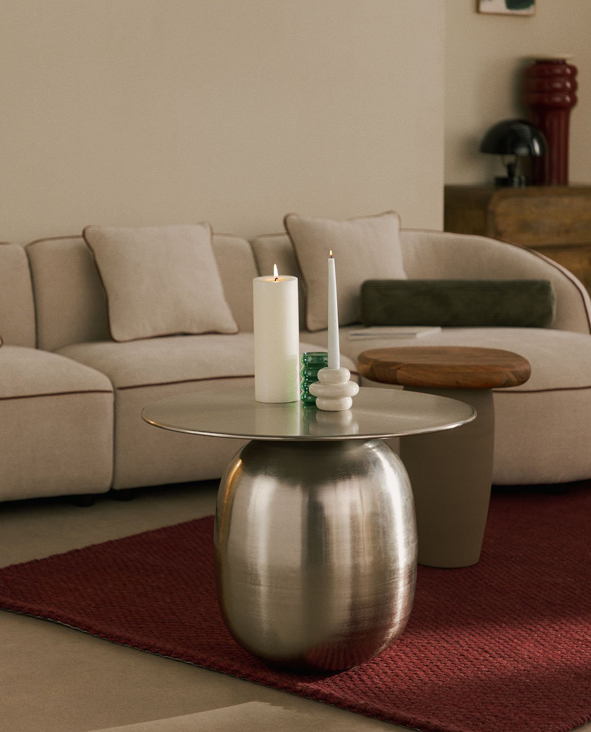 Table Basse Ronde en Métal (Ø66 cm) Saik , image de la gelerie 2
