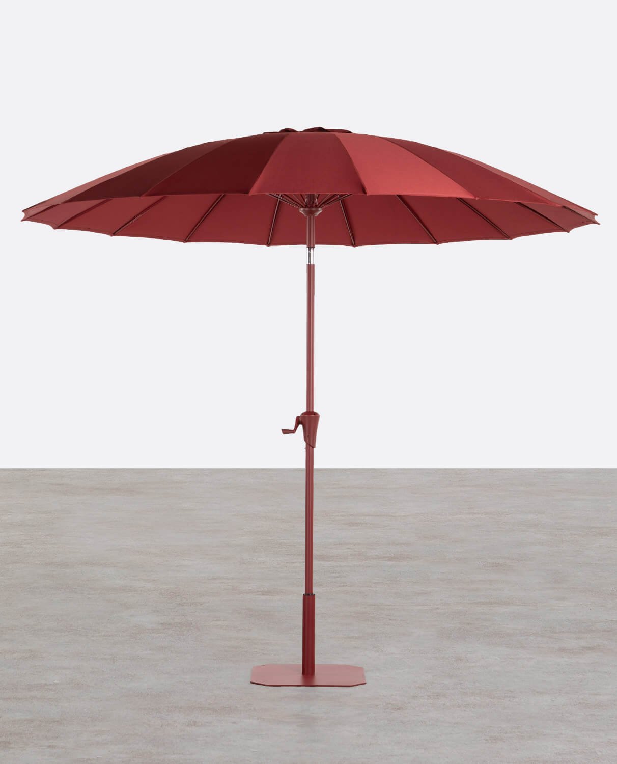 Pack Parasol de Jardin et Terrasse avec Pied de Parasol en Métal Somer, image de la gelerie 1