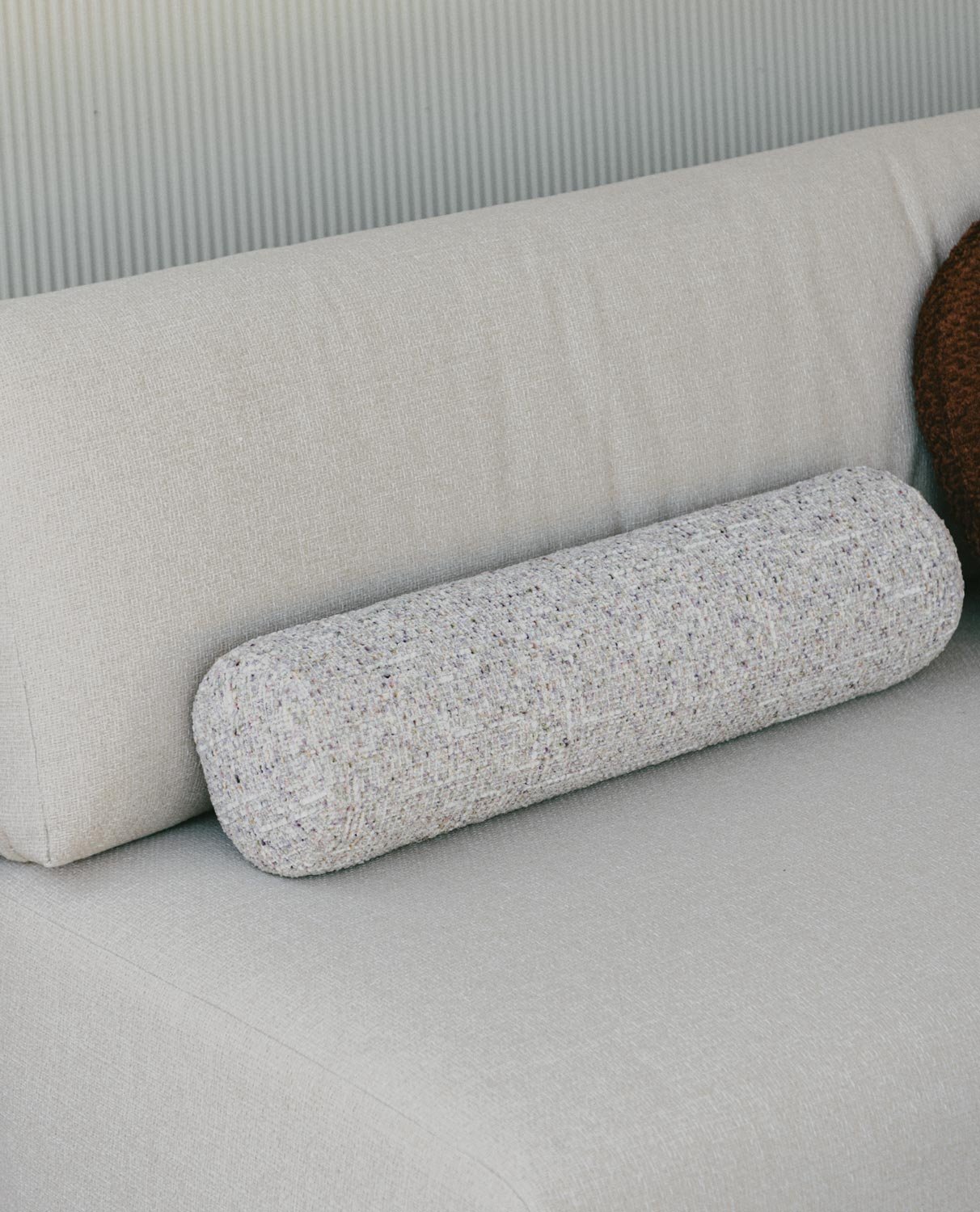 Coussin Cylindrique en Tissu (63xØ15 cm) Suaus, image de la gelerie 2