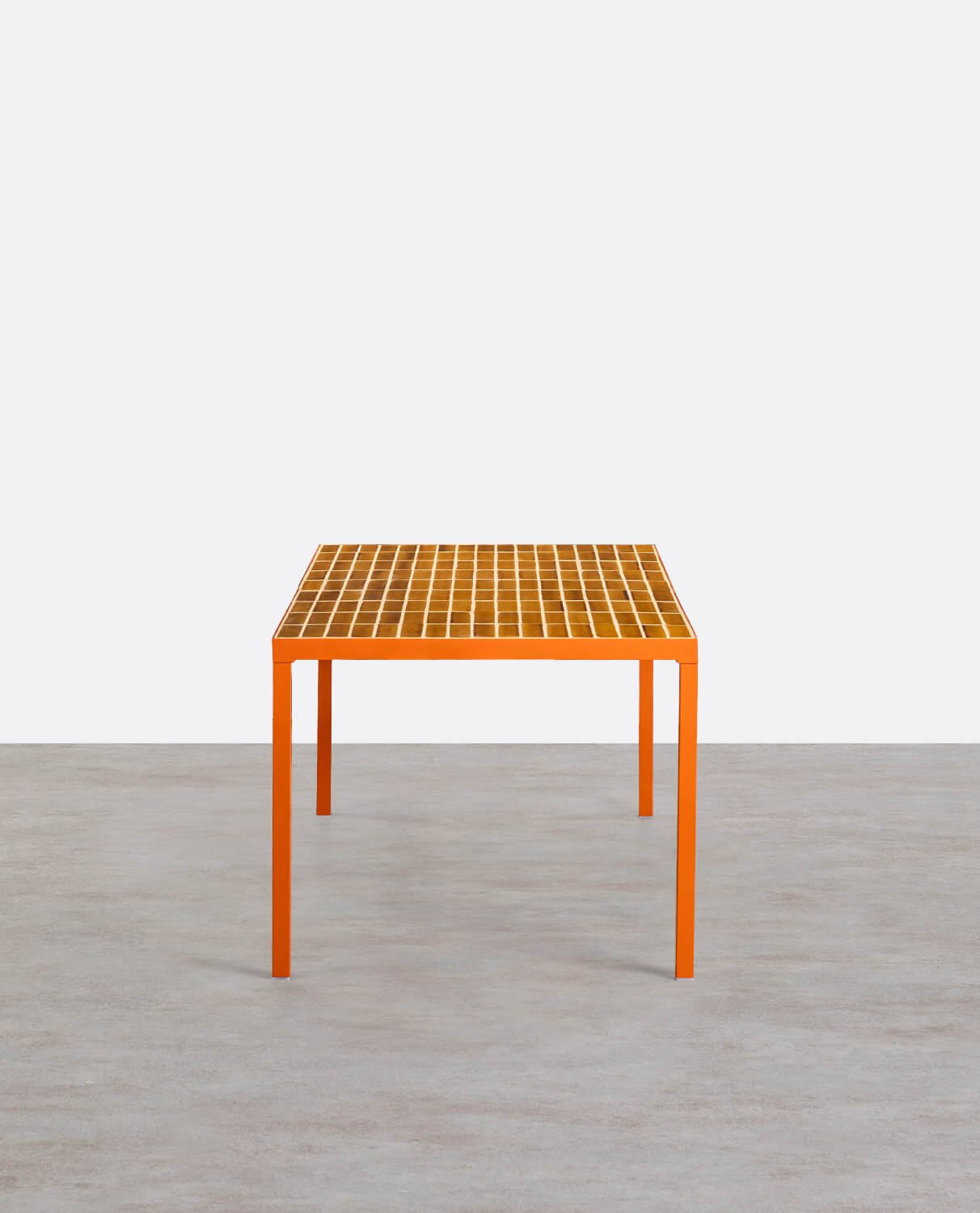 Table à Manger Rectangulaire en Métal et Céramique (181x93 cm)  Zafiro, image de la gelerie 2
