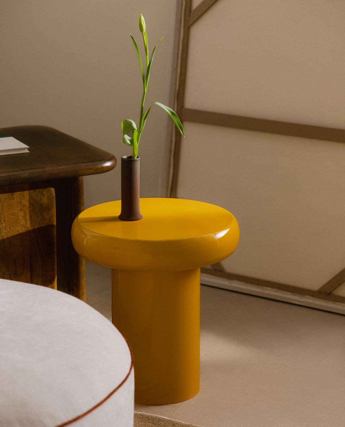 Table d'Appoint Ronde en Métal (Ø40 cm) Wario, image de la gelerie 2