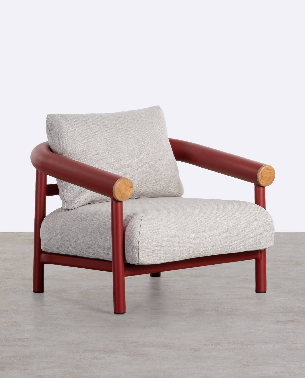 Chaise de Jardin en Aluminium avec Coussins Cheryl, image de la gelerie 1