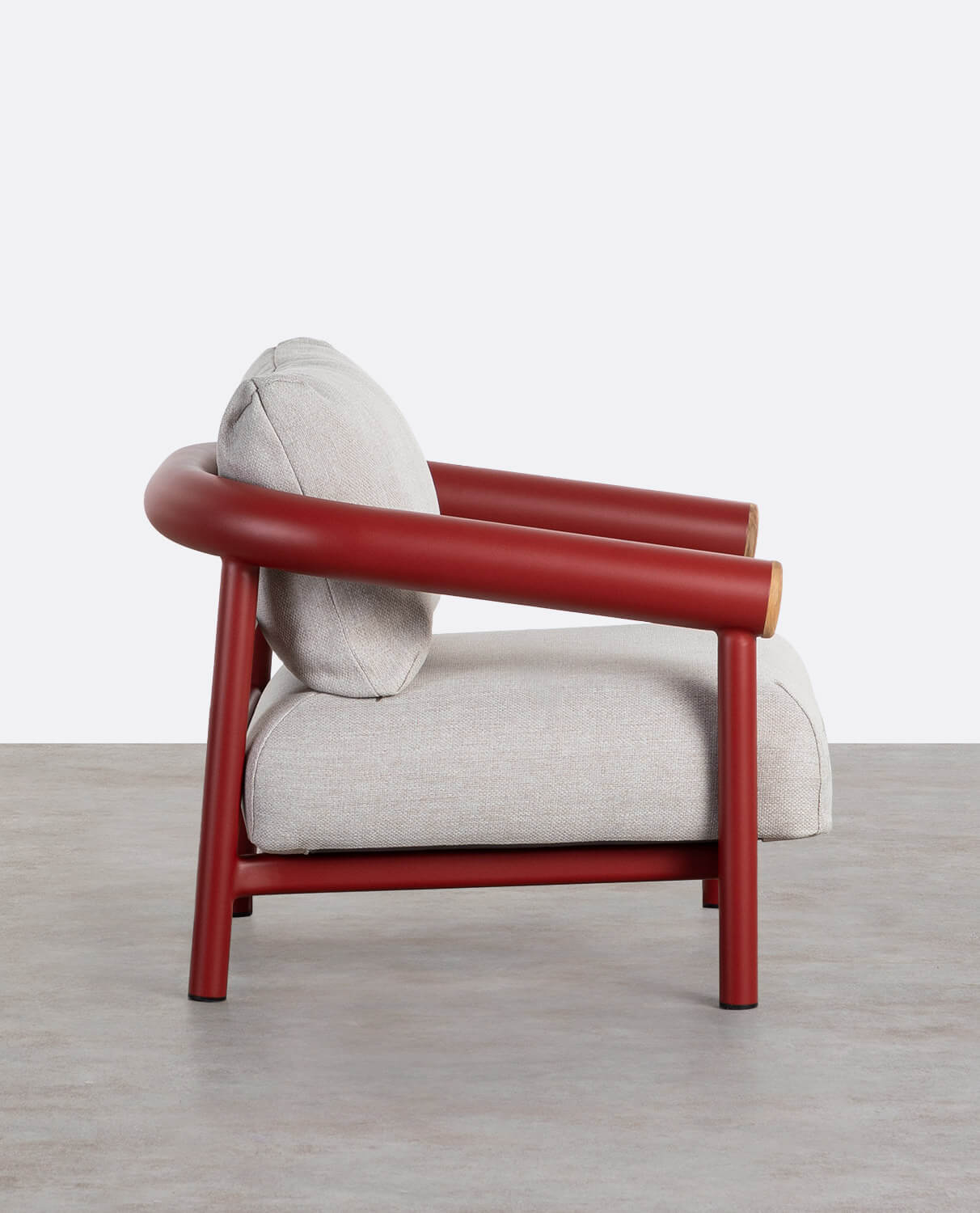 Pack de 2 Chaises de Jardin en Aluminium avec Coussins Cheryl, image de la gelerie 2