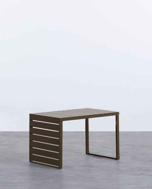 Table Basse en Aluminium (72X45 cm) Kreta