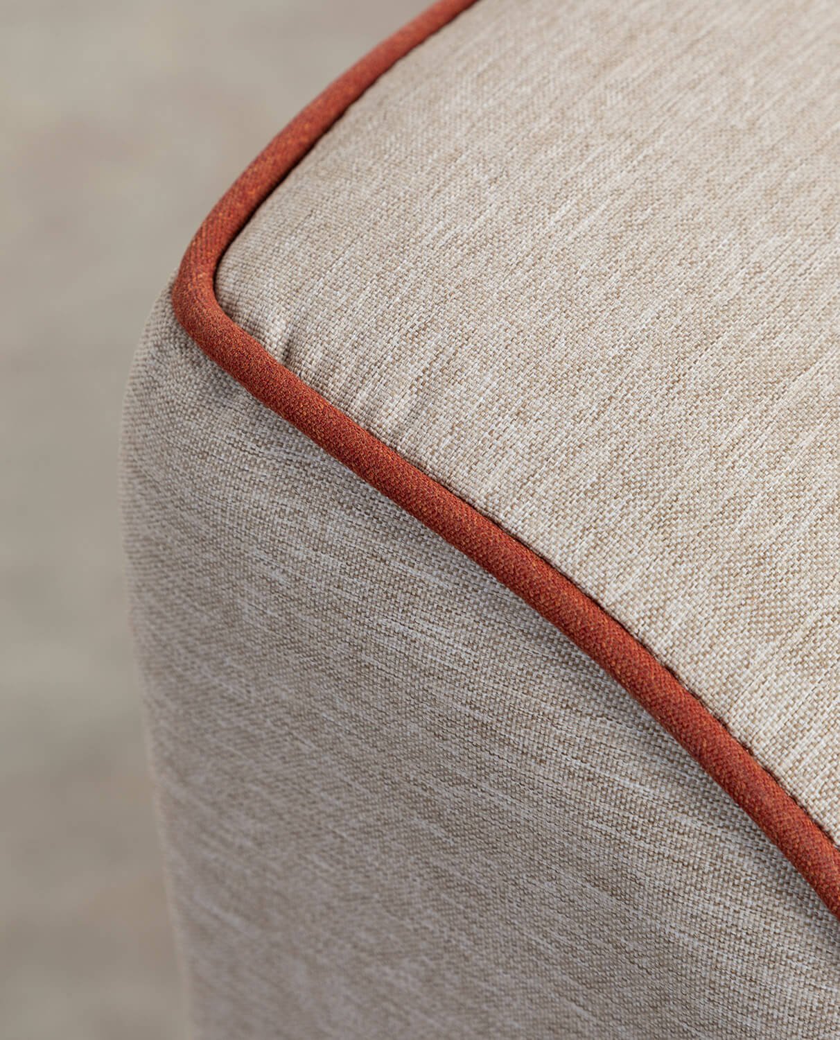 Canapé de Jardin d'Angle Modulable 4 Pièces avec Canapé 2 Places et Fauteuil avec Pouf en Tissu Lagos, image de la gelerie 2
