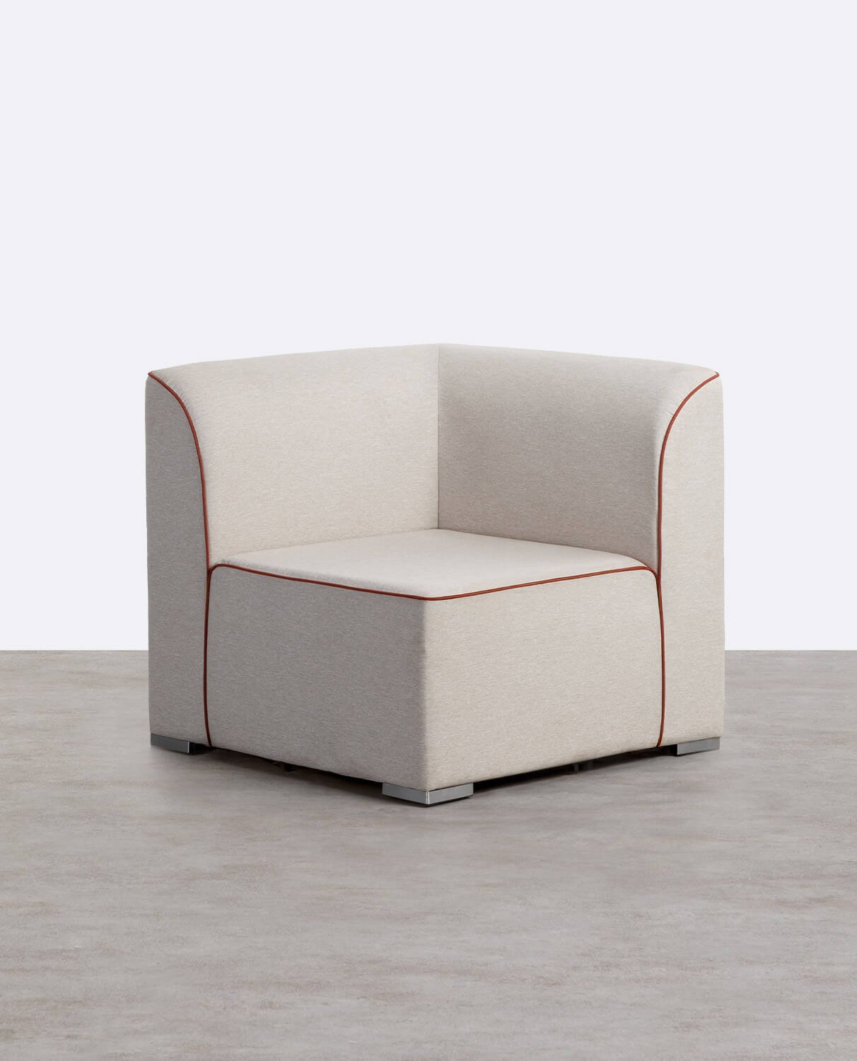 Canapé de Jardin Modulable 2 Ppièces d'Angle en Tissu Lagos, image de la gelerie 2