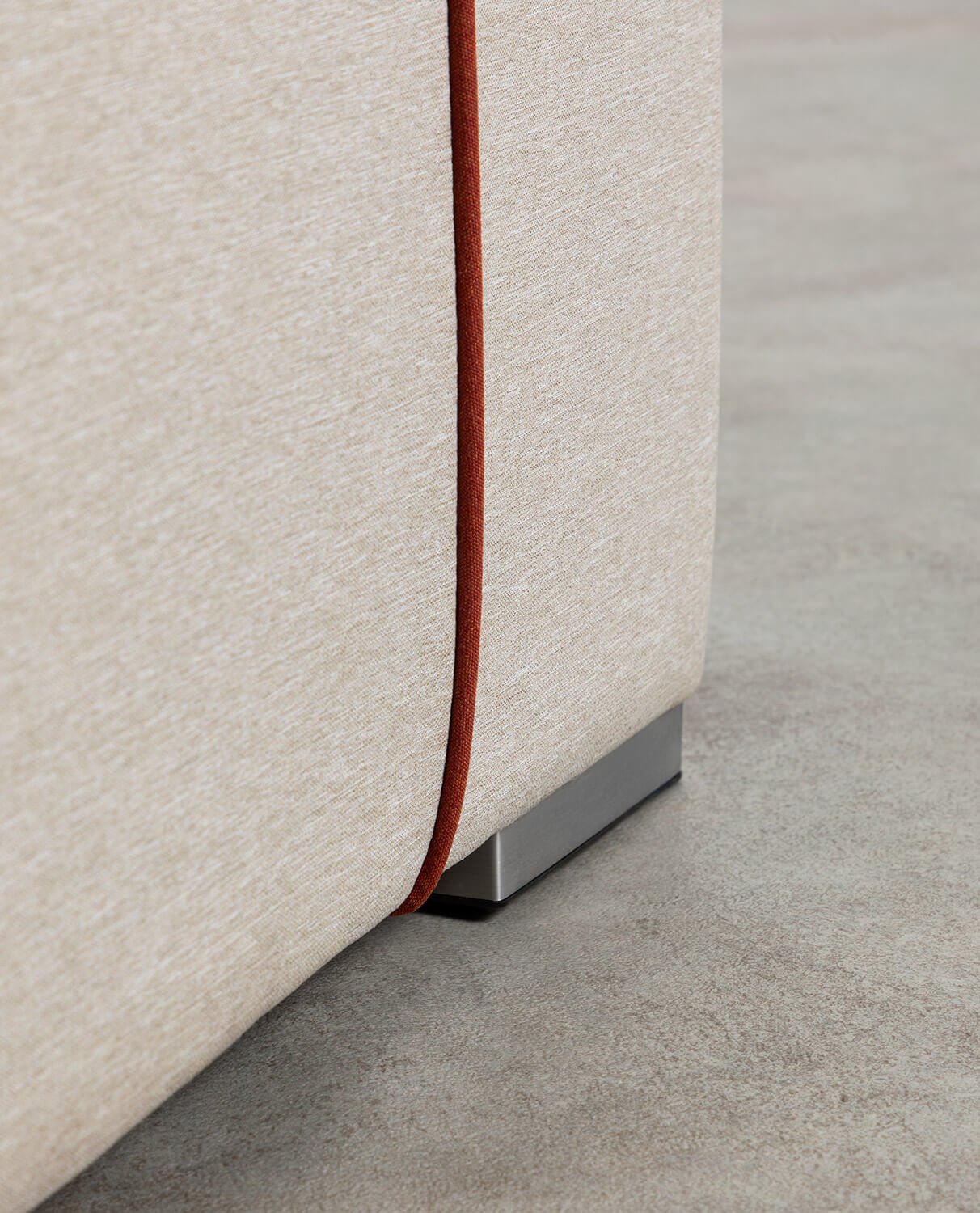 Canapé de Jardin Modulable 2 Pièces d'Angle avec Pouf en Tissu Lagos, image de la gelerie 2