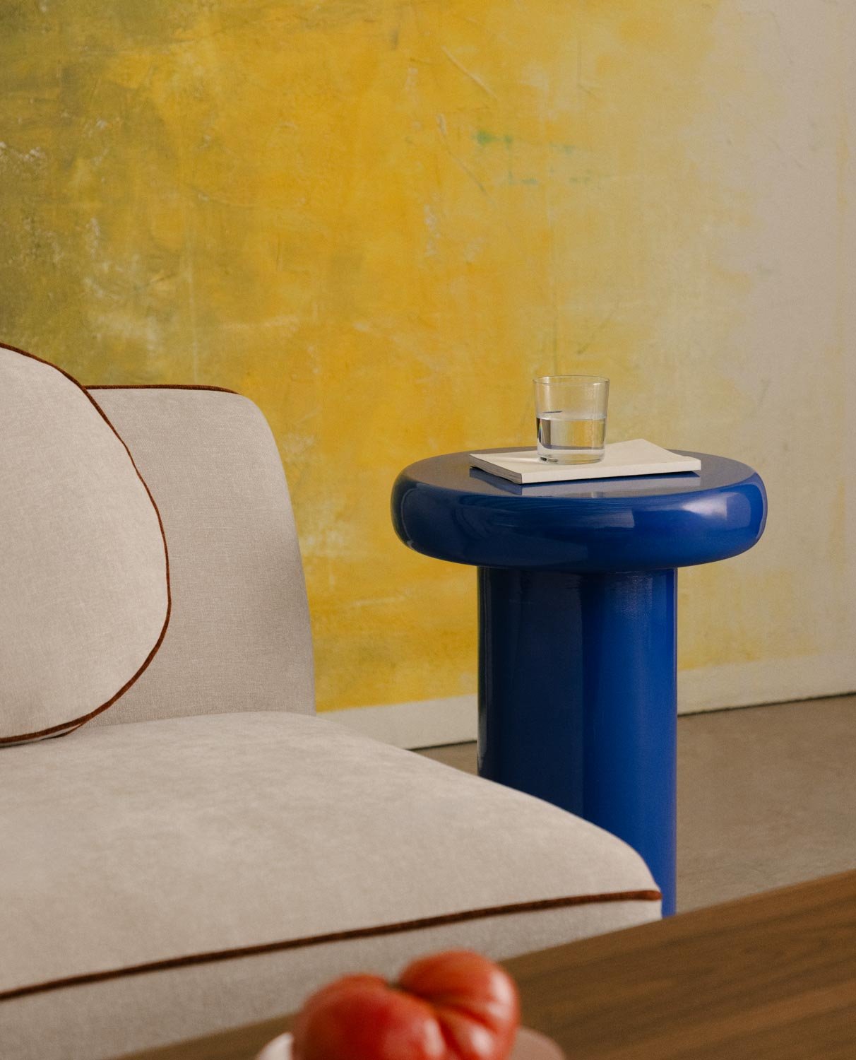 Table d'appoint ronde en métal (Ø40 cm) Wario, image de la gelerie 2