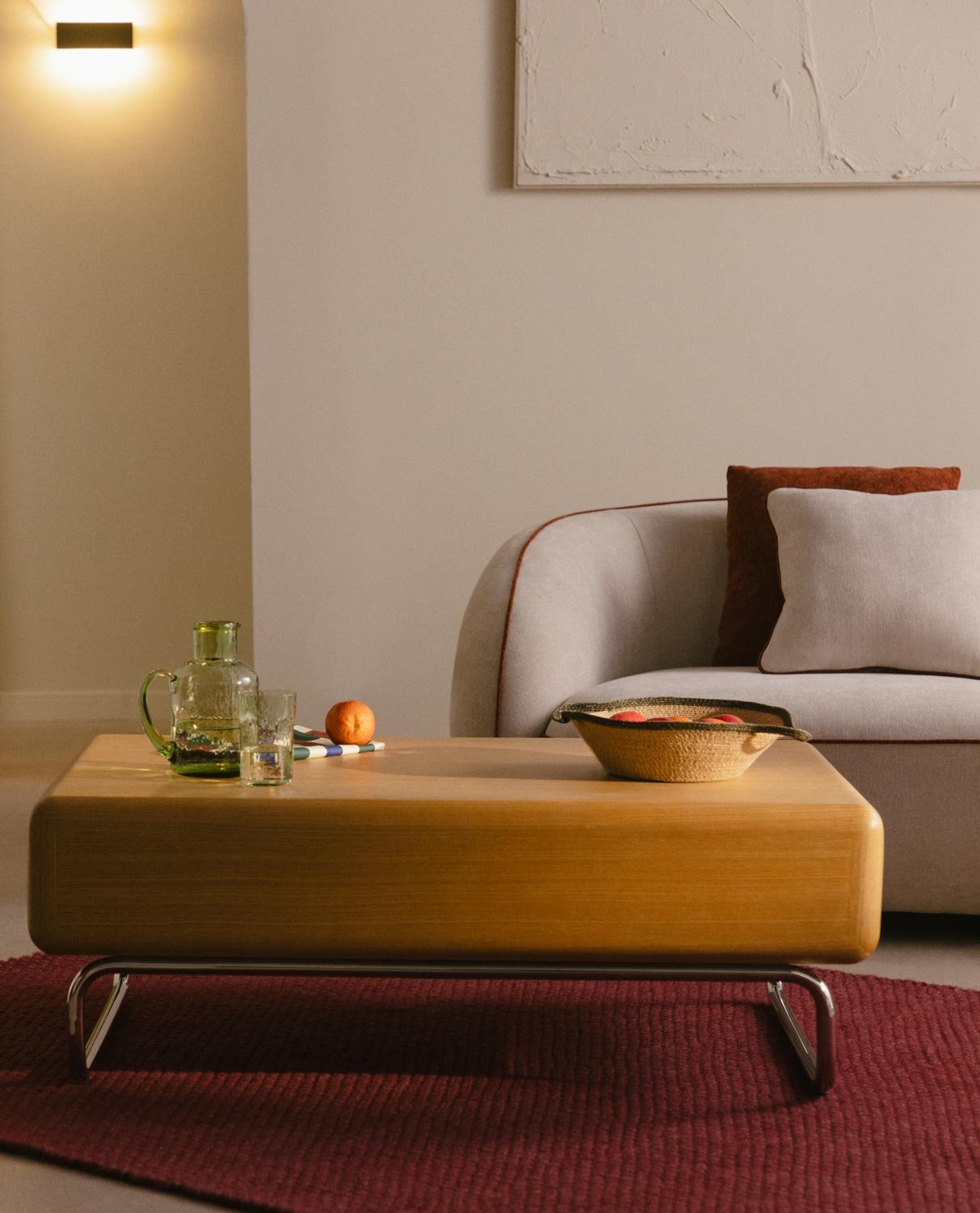Table Basse Rectangulaire en Bois et Métal (110x70 cm) Candela , image de la gelerie 2