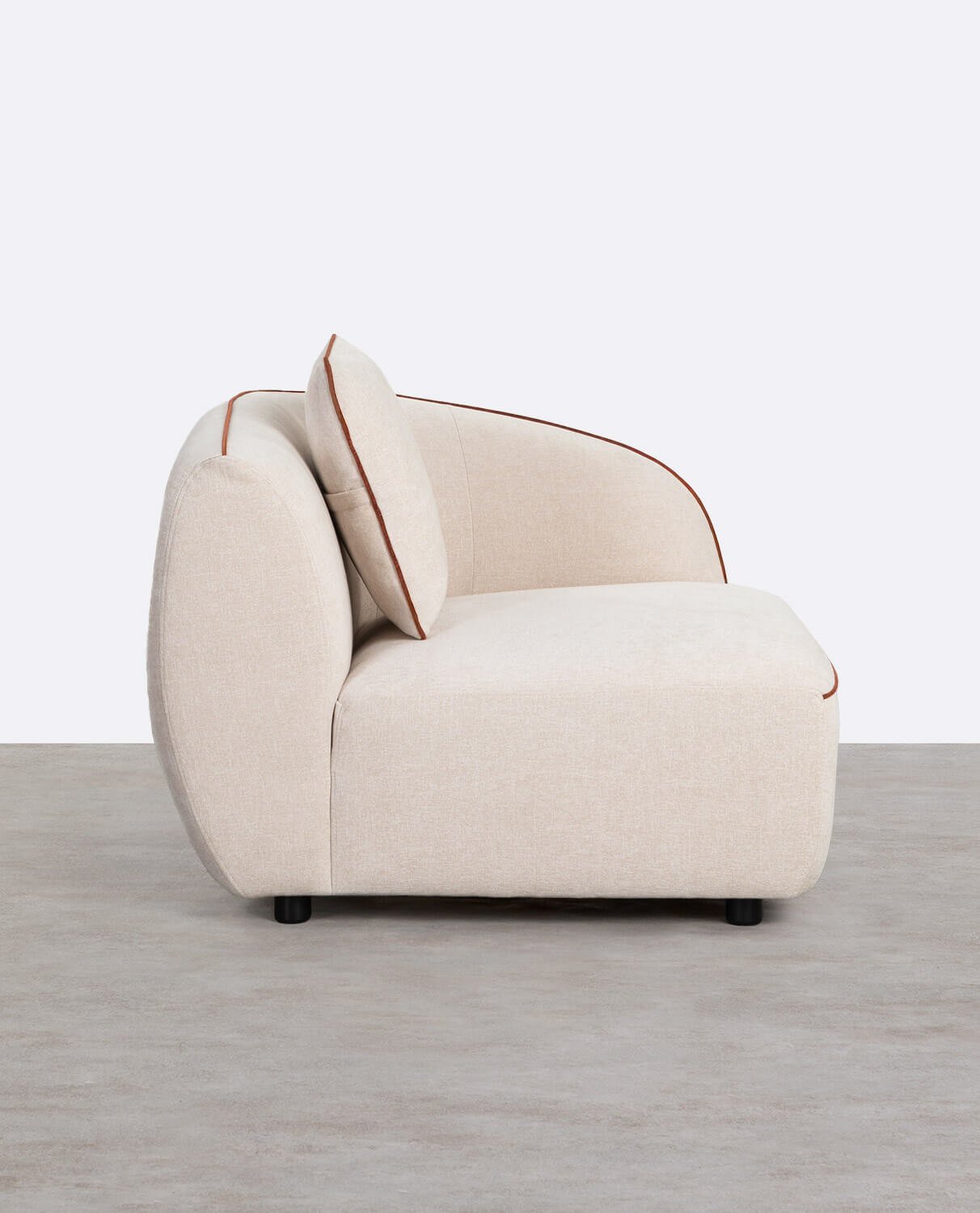 Module de Fauteuil D'Angle Droit en Tissu pour Canapé Ilham, image de la gelerie 2