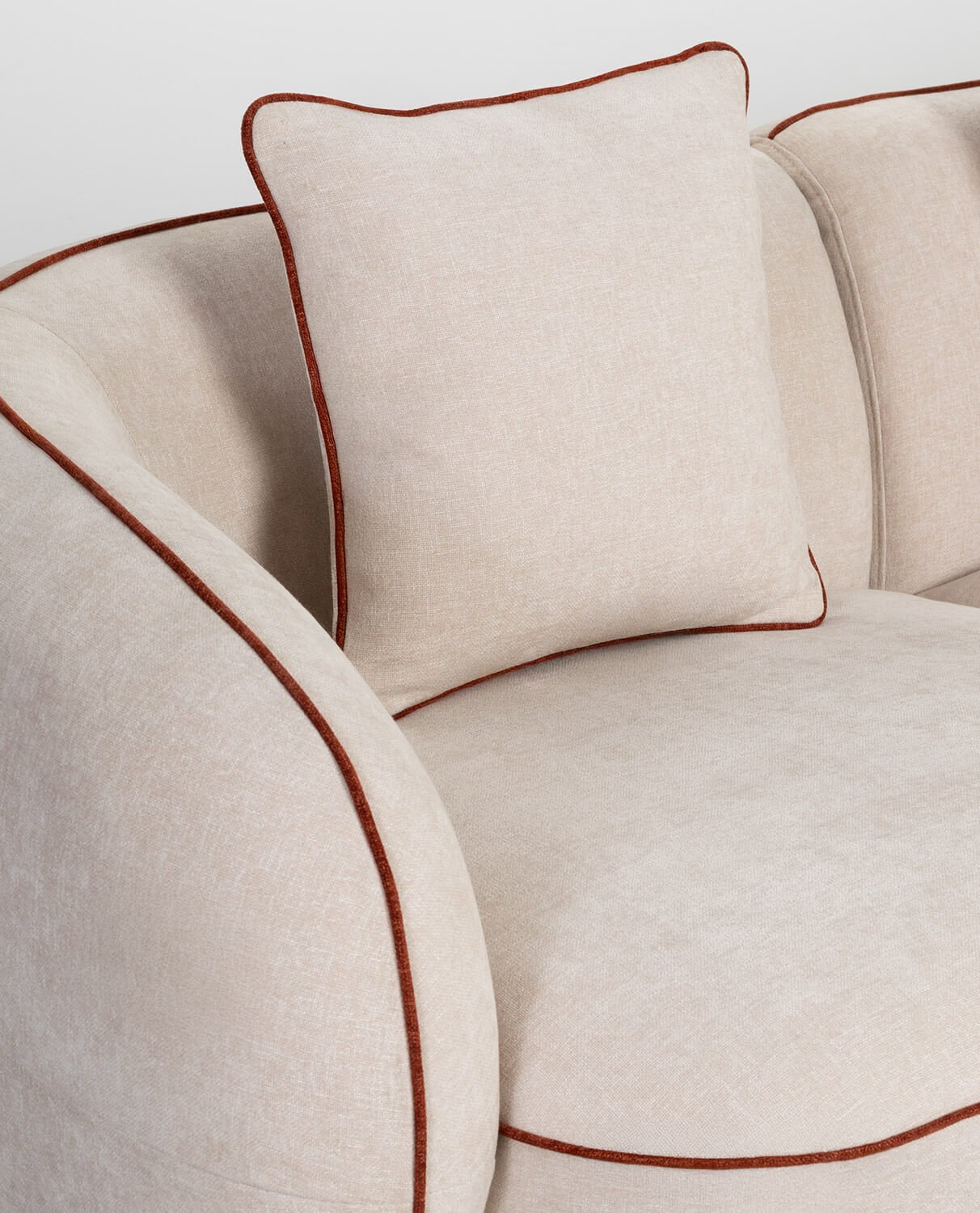Canapé Modulable 3 Pièces avec 2 Angles et Fauteuil en Tissu Ilham, image de la gelerie 2