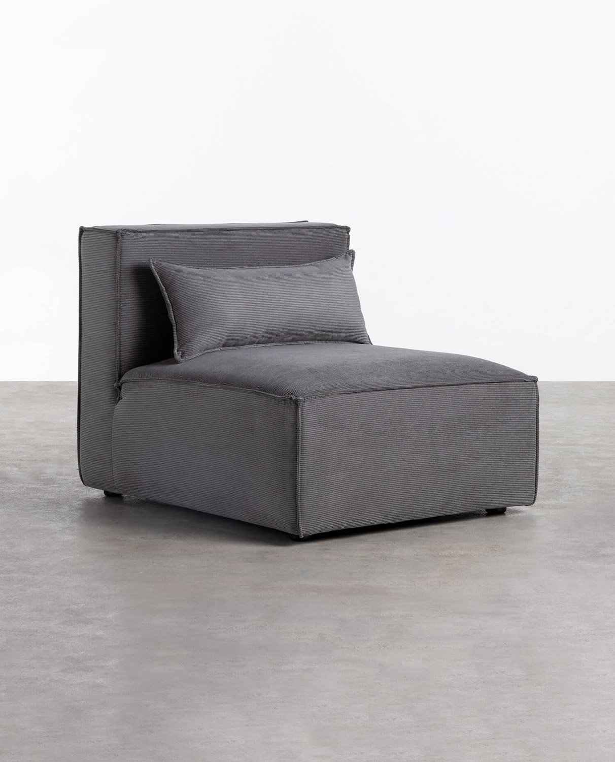 Module de Fauteuil et Canapé en Velours Côtelé Kilhe, image de la gelerie 1