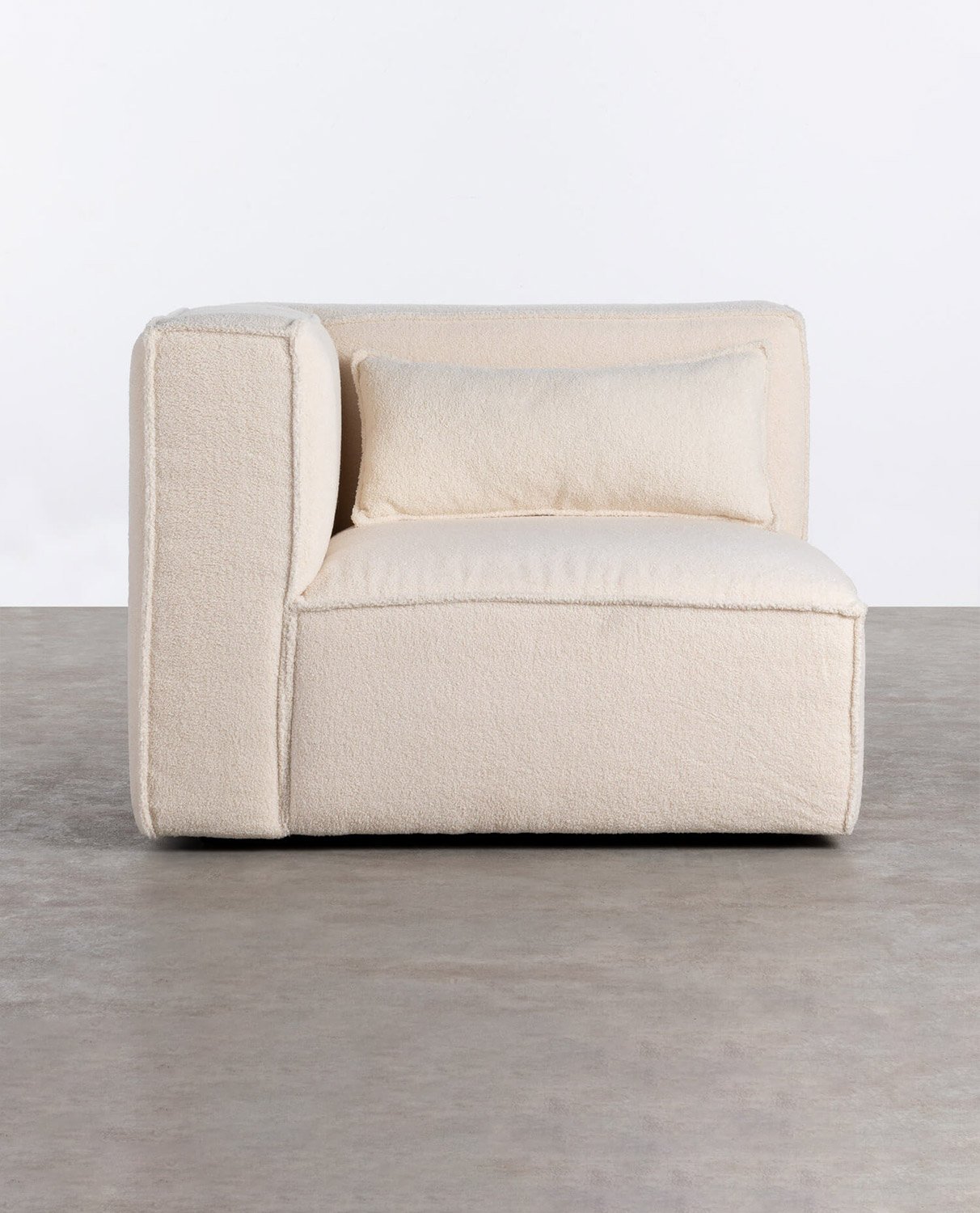 Module Fauteuil d'Angle pour Canapé en tissu Boucle Kilhe, image de la gelerie 1