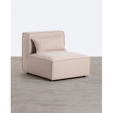 Module de Fauteuil et Canapé en Tissu Kilhe Tissu -Beige Coquillage - The Masie