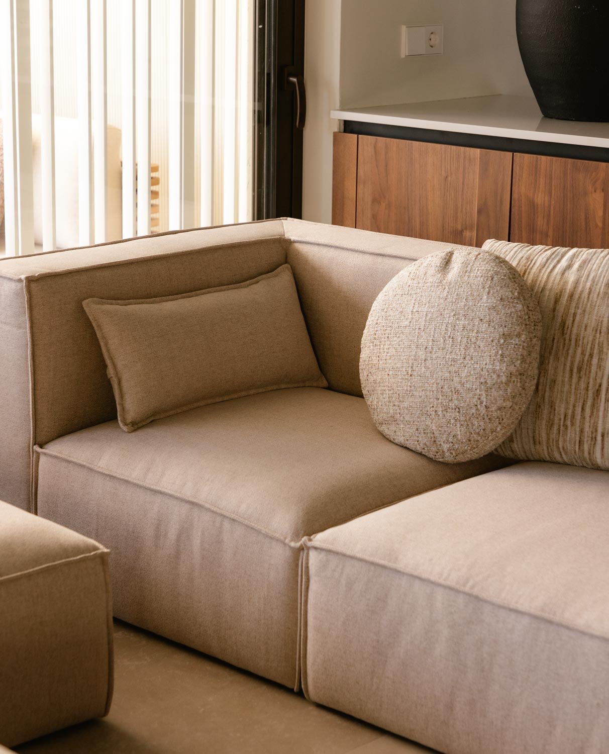 Module Fauteuil d'Angle pour Canapé en Tissu Kilhe, image de la gelerie 2