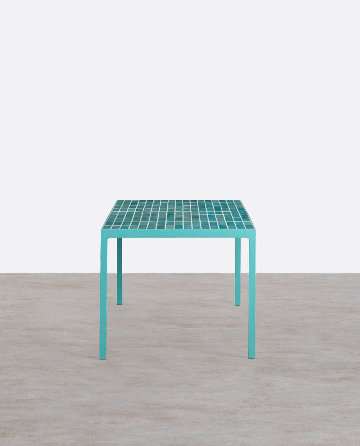 Table à Manger Rectangulaire en Métal et Céramique (181x93 cm)  Zafiro, image de la gelerie 2