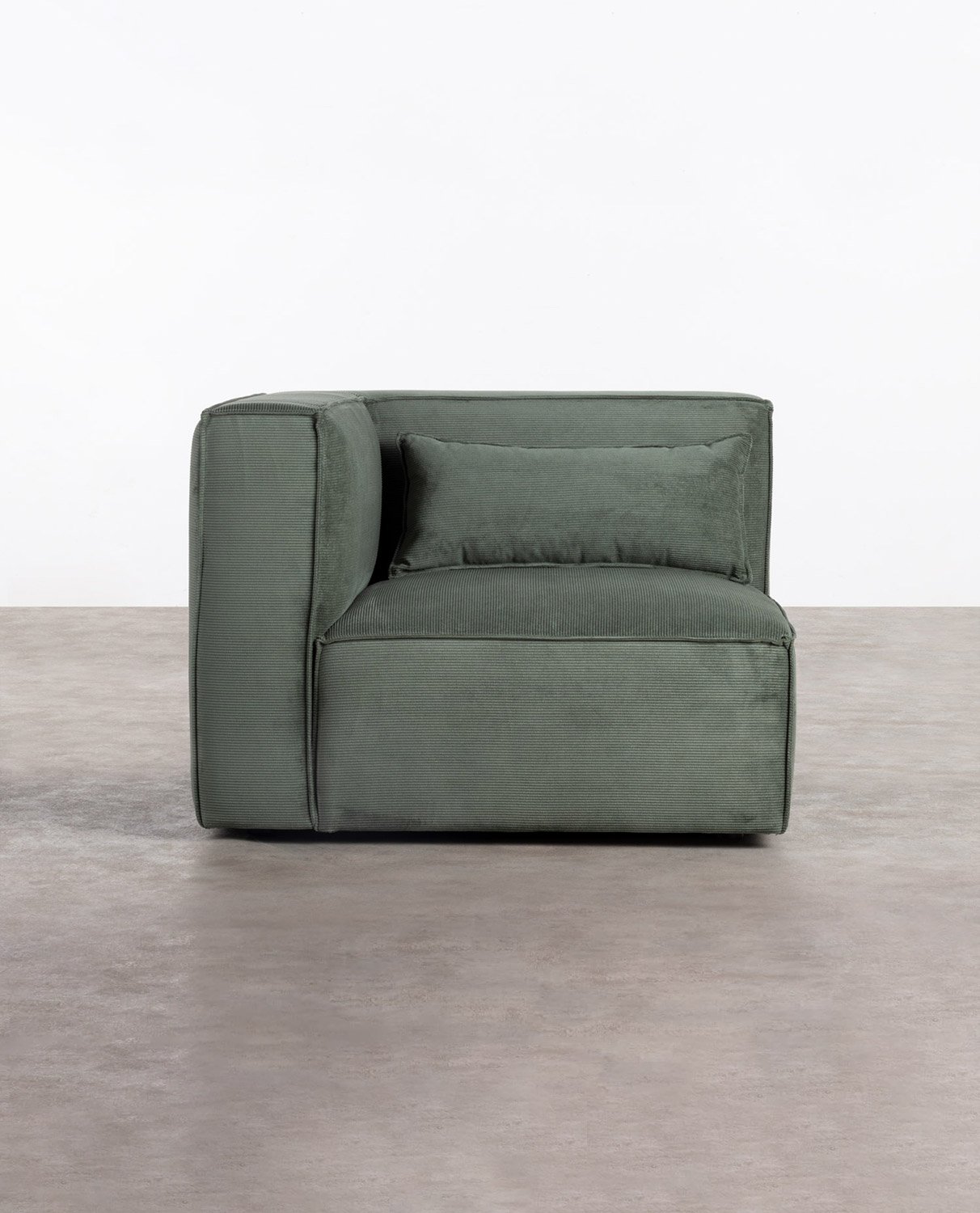 Module de Fauteuil d'Angle pour Canapé en Velours Côtelé Kilhe, image de la gelerie 1