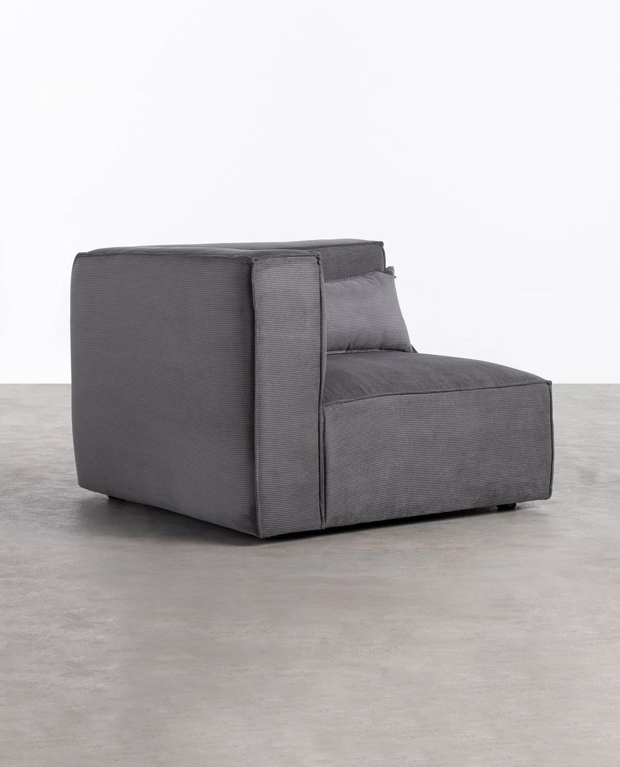 Module de Fauteuil d'Angle pour Canapé en Velours Côtelé Kilhe, image de la gelerie 1