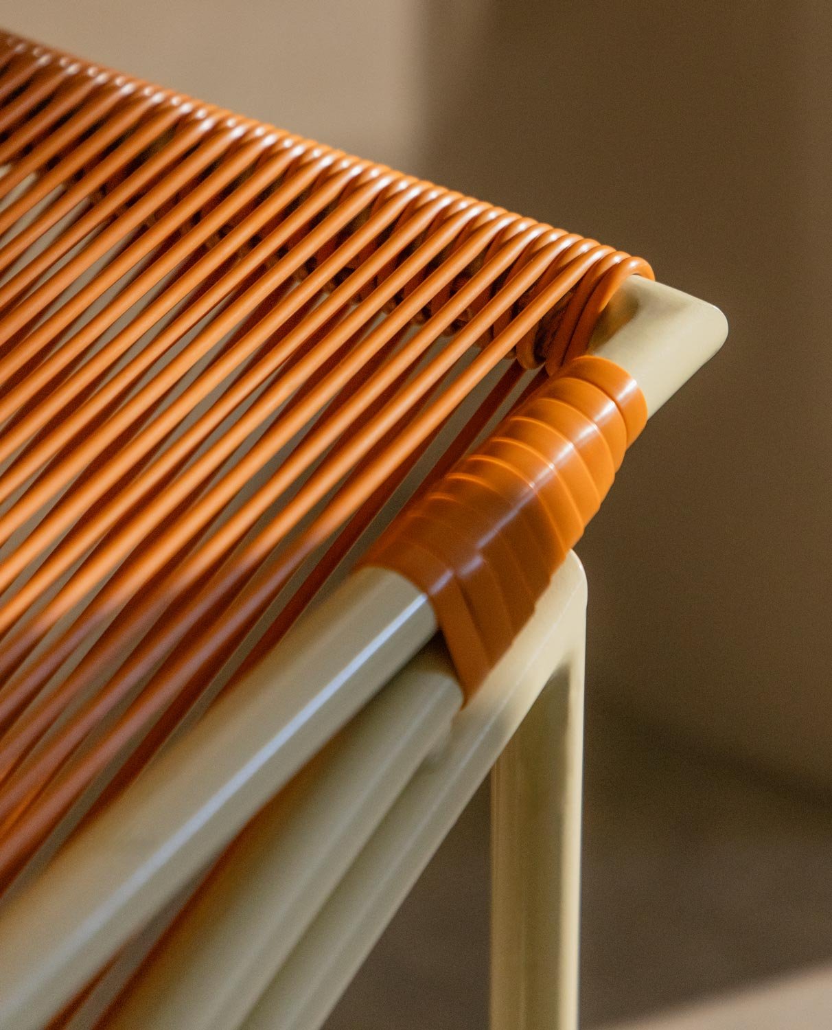 Chaise de Salle à Manger en Rotin Synthétique et Métal Couleurs Amur, image de la gelerie 3