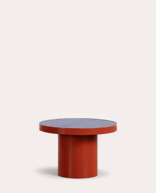 Table Basse en Métal et Céramique (Ø60 cm) Zafiro