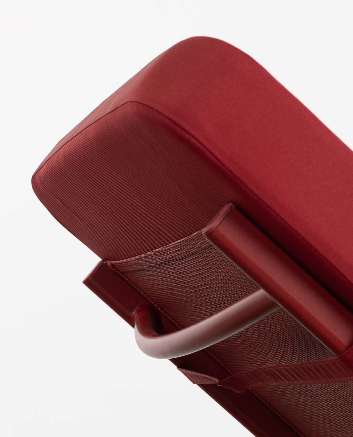 Chaise Longue Inclinable avec Coussin en Tissu et Aluminium Celina, image de la gelerie 2