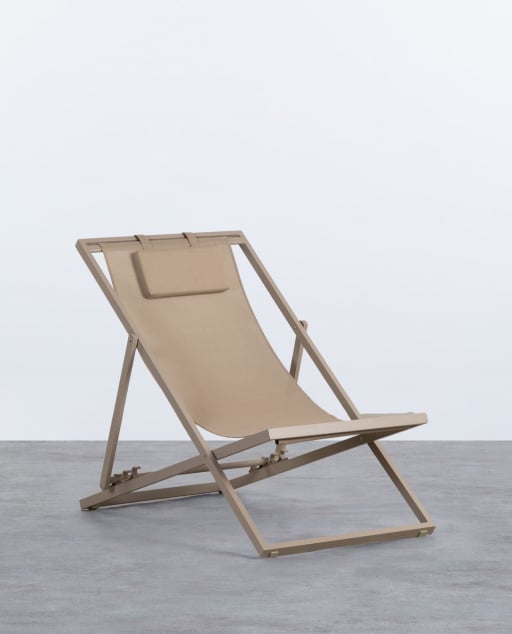 Hamac Inclinable en Aluminium avec Coussin Cancun