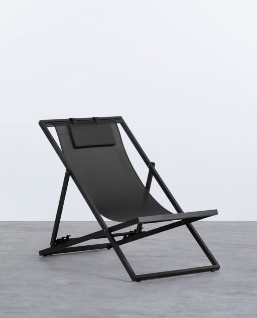 Pack 2 Hamacs Inclinables en Aluminium avec Coussin Cancun