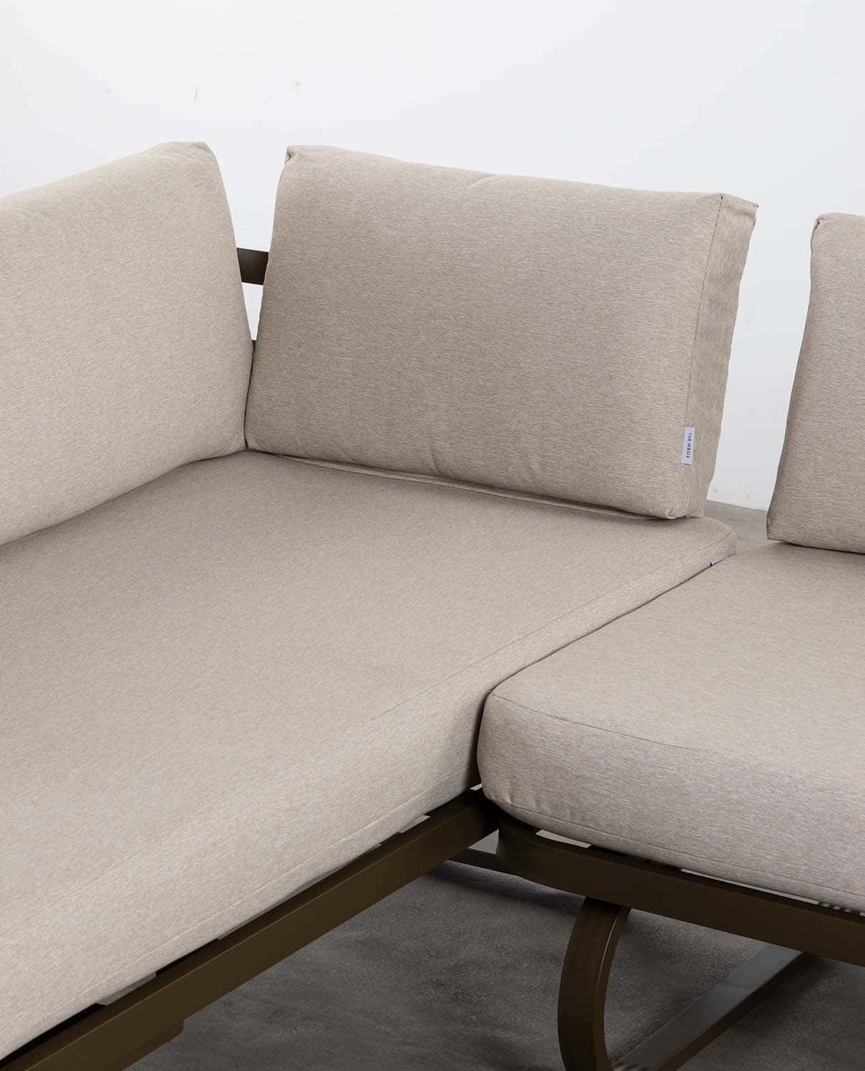 Ensemble de Jardin en Métal et Bois de Teck avec Fauteuil Simple Emilia, image de la gelerie 2