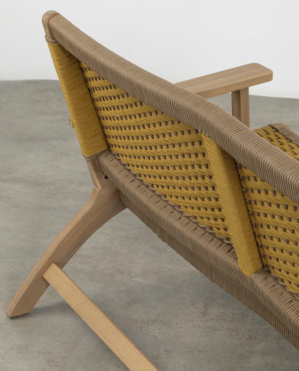 Ensemble de Jardin avec Canapé 2 Places, 2 Fauteuils et Table Basse en Bois d'Acacia et Corde Mirle, image de la gelerie 7